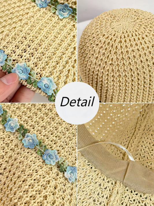 Flower Straw Hat