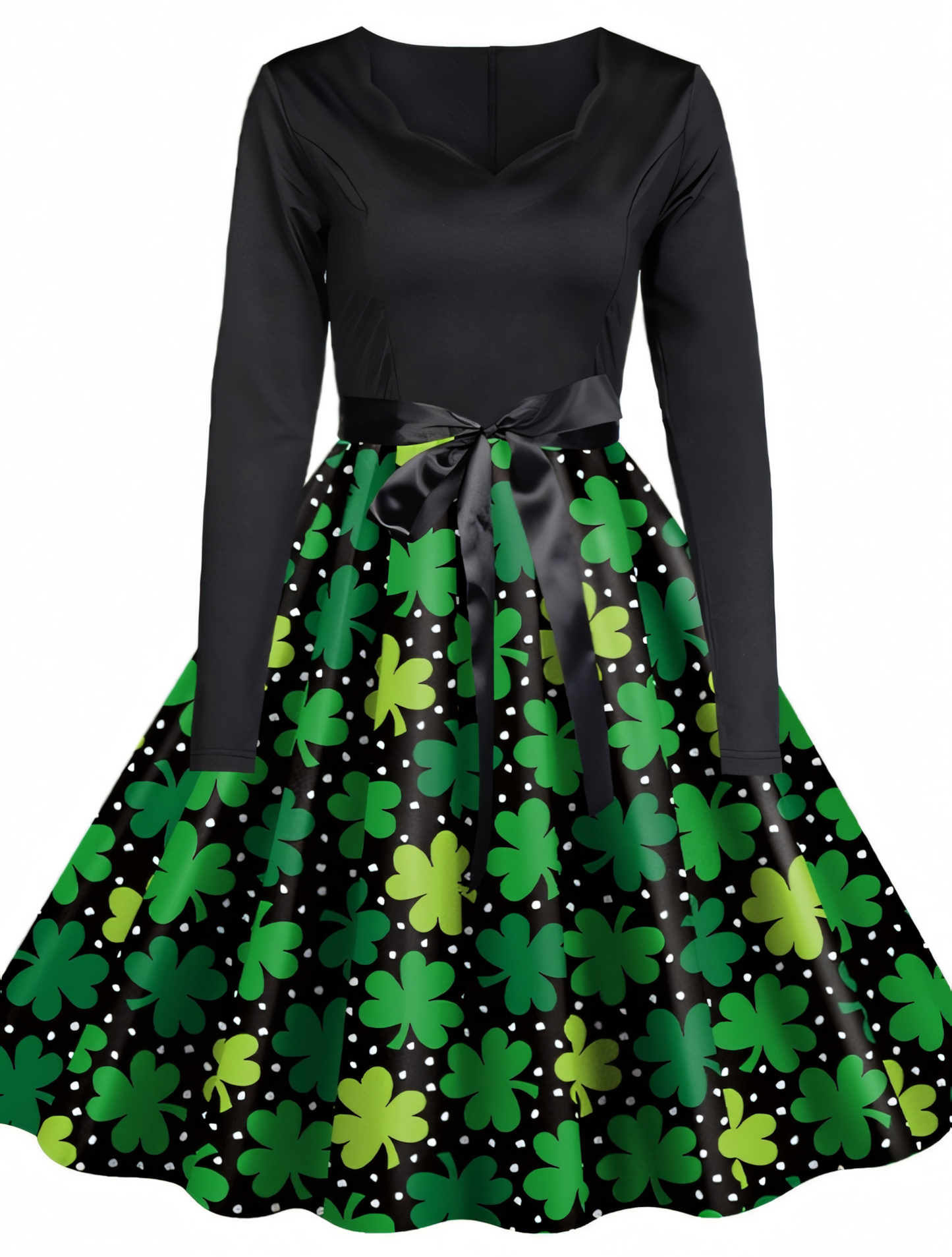 St. Patrick’s Style Midi Dress