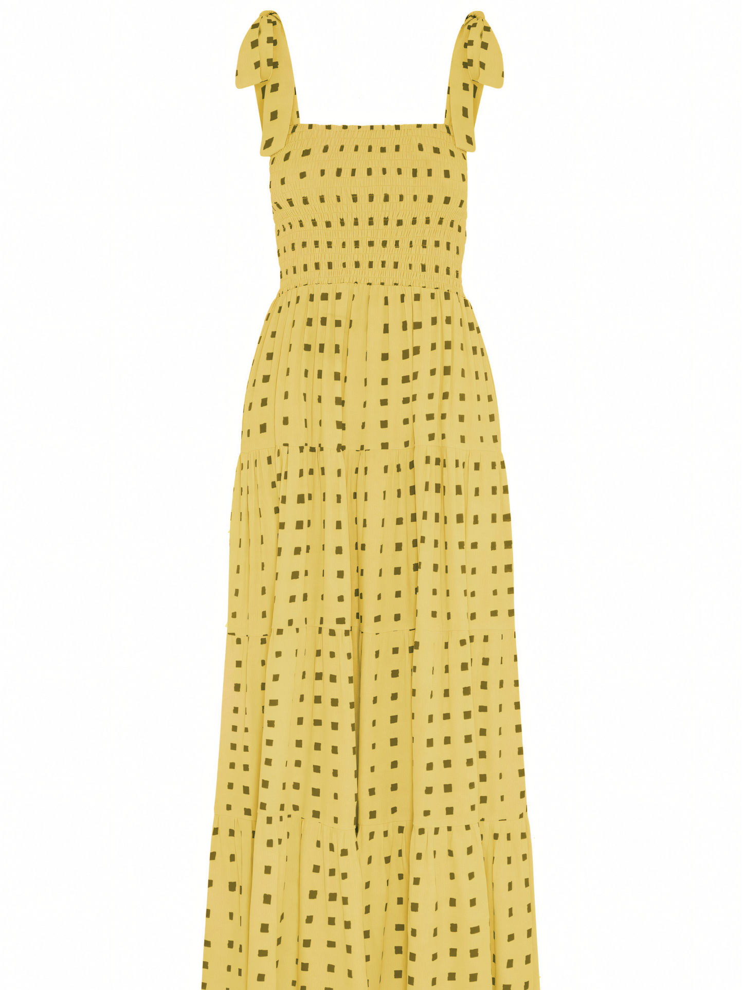 Polka Dot Print Halter Maxi Dress