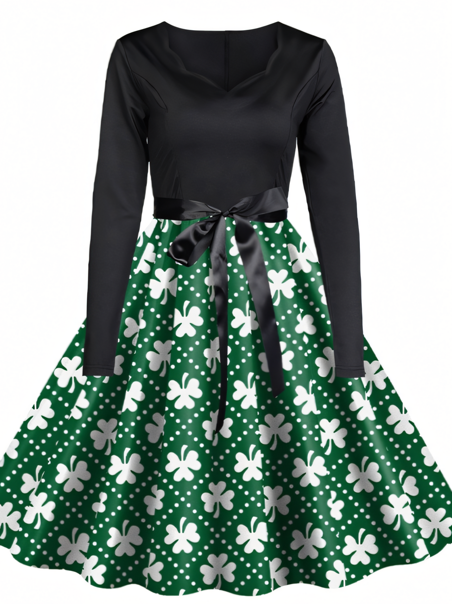 St. Patrick’s Style Midi Dress