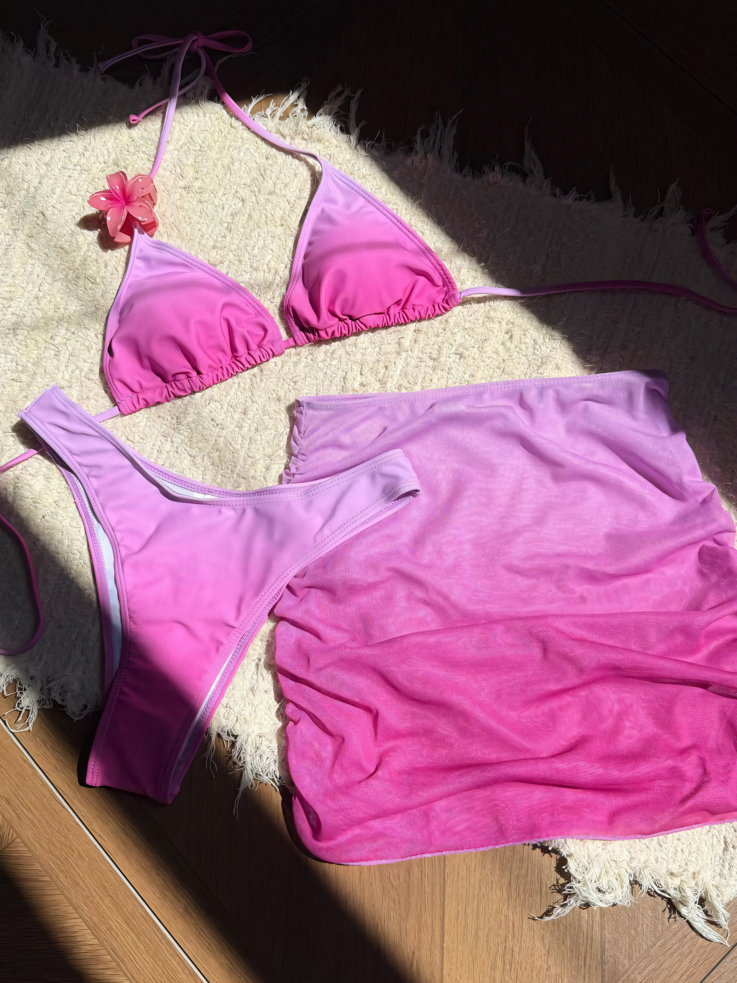 Sexy Gradient Bikini Trio