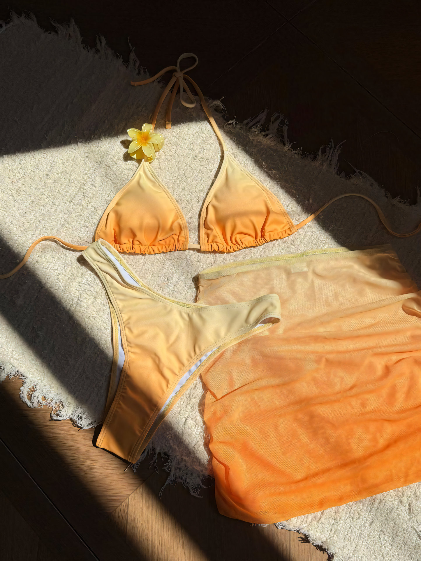 Sexy Gradient Bikini Trio