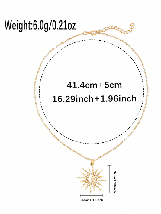 Sun Pendant Necklace