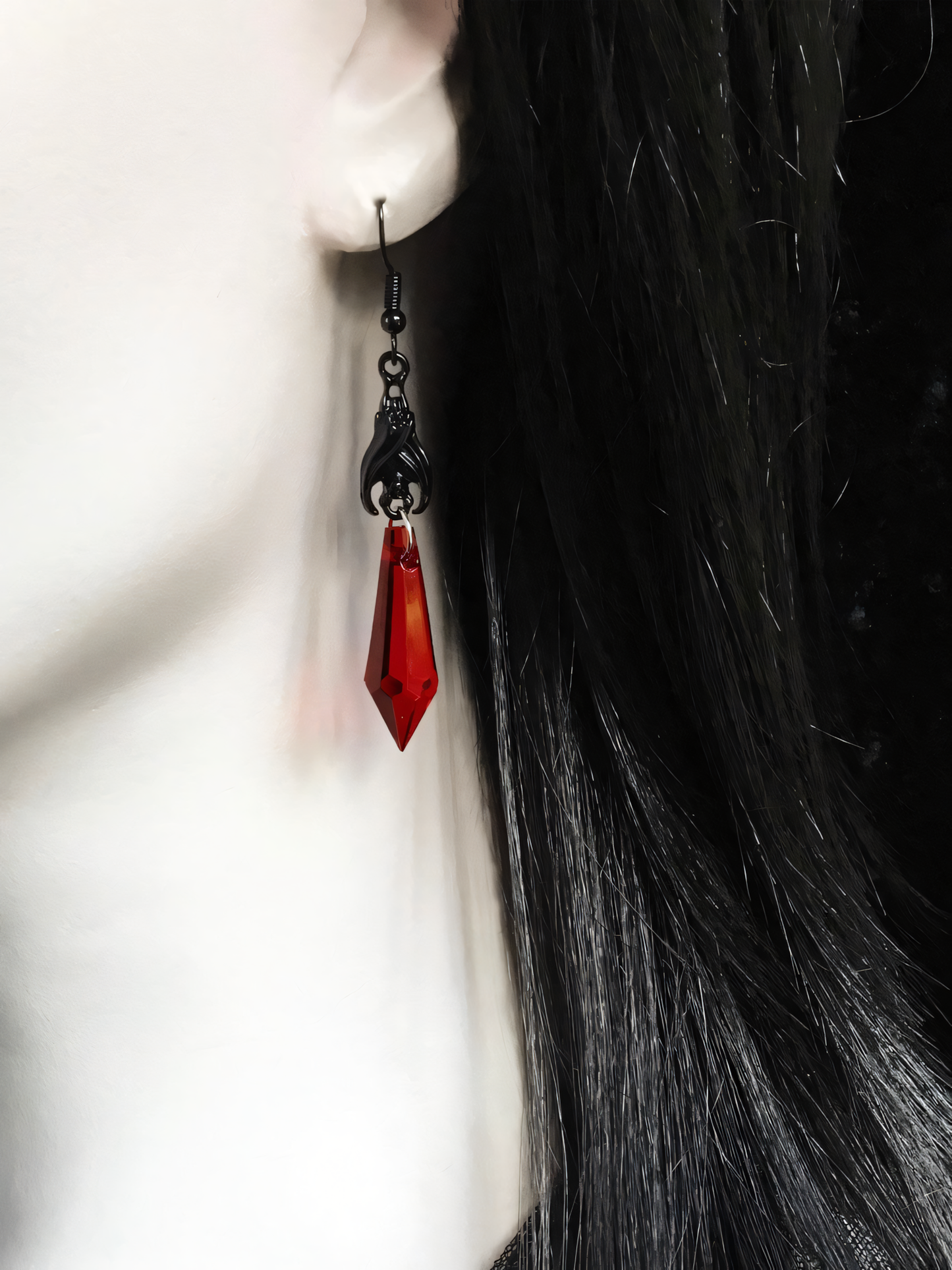Gothic Teardrop Earrings