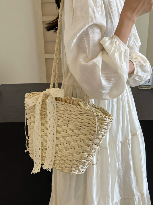 Beach Vacation Woven Bag