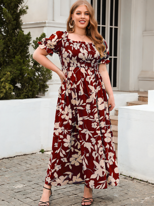 Printed Bohemian Maxi Dress