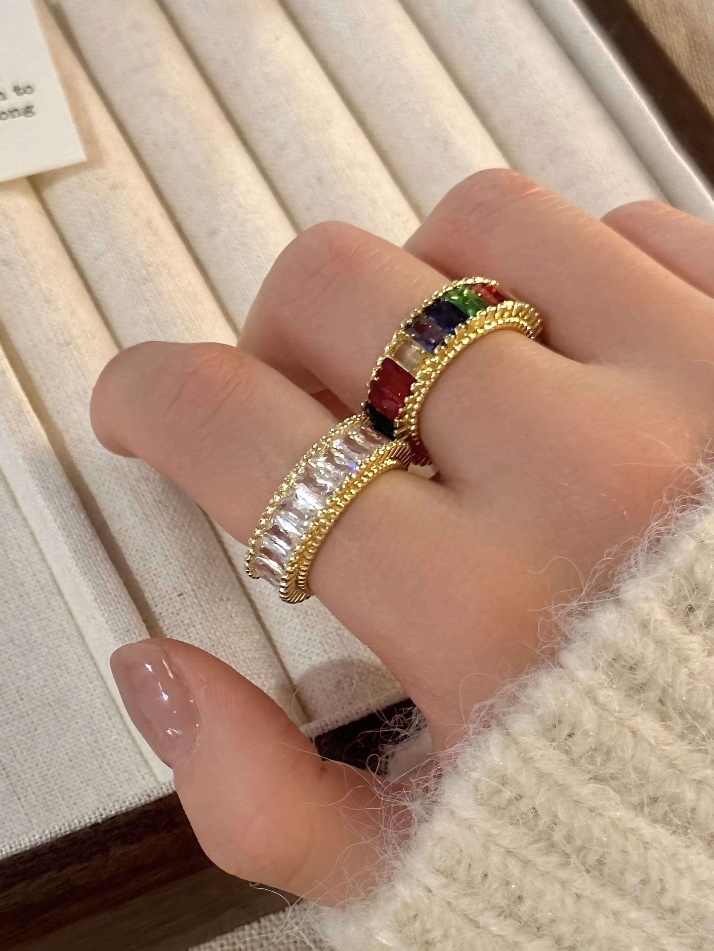 Full Diamond Vintage Ring