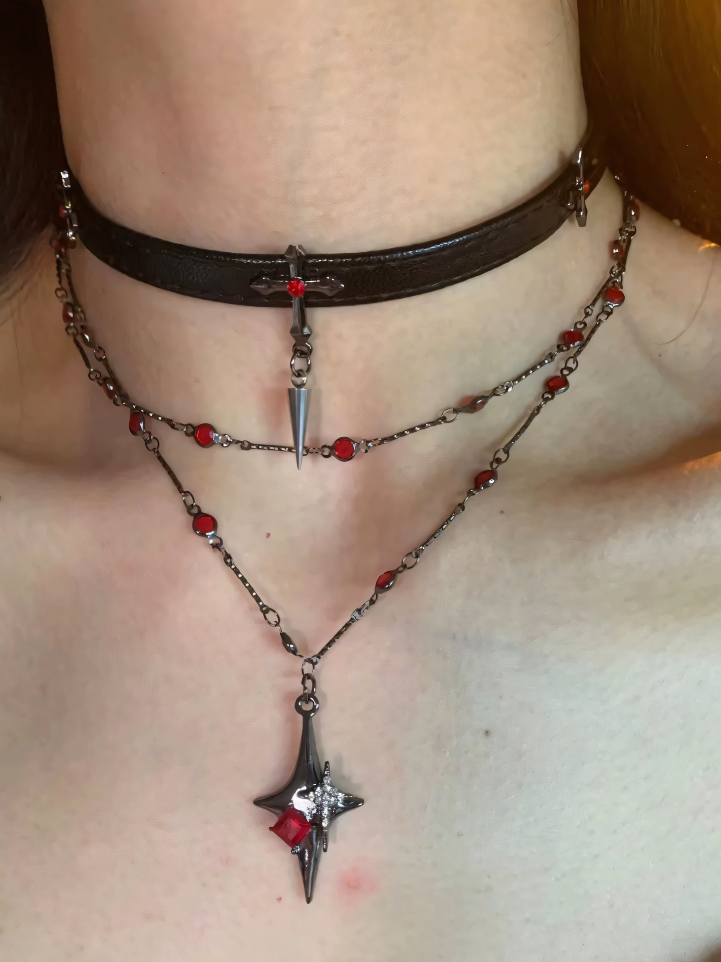 Gothic Vintage Cross Necklace