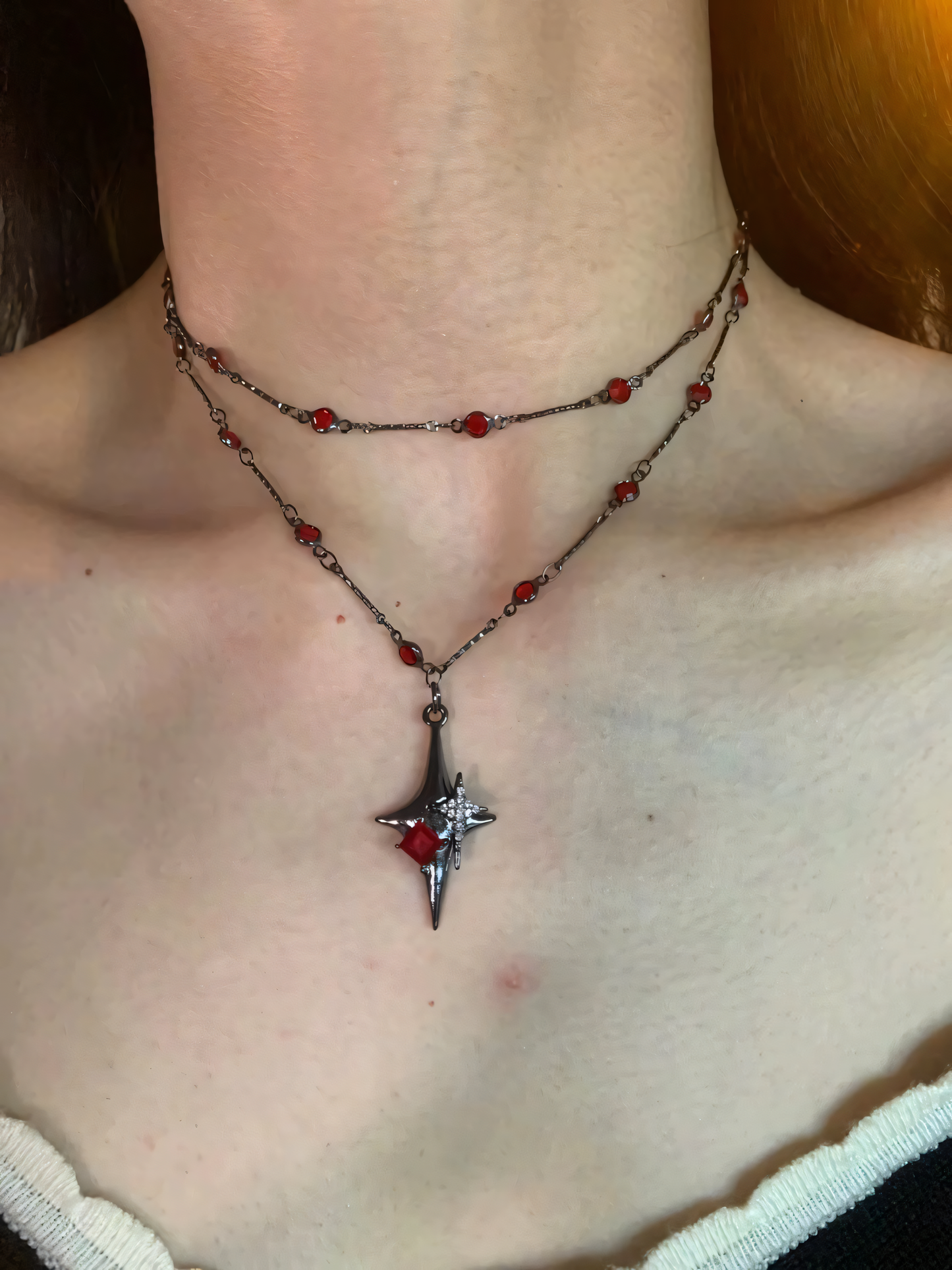 Gothic Vintage Cross Necklace