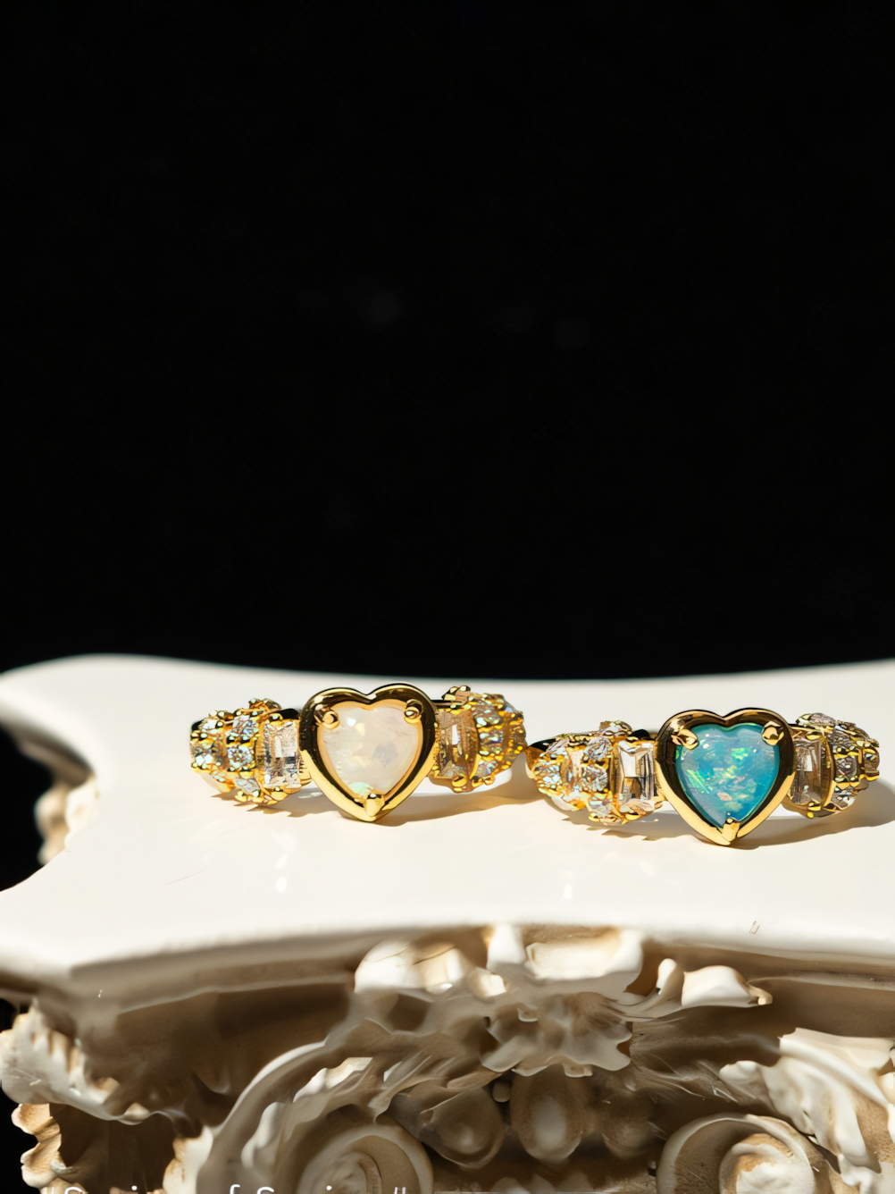 Vintage Delicate Heart Ring