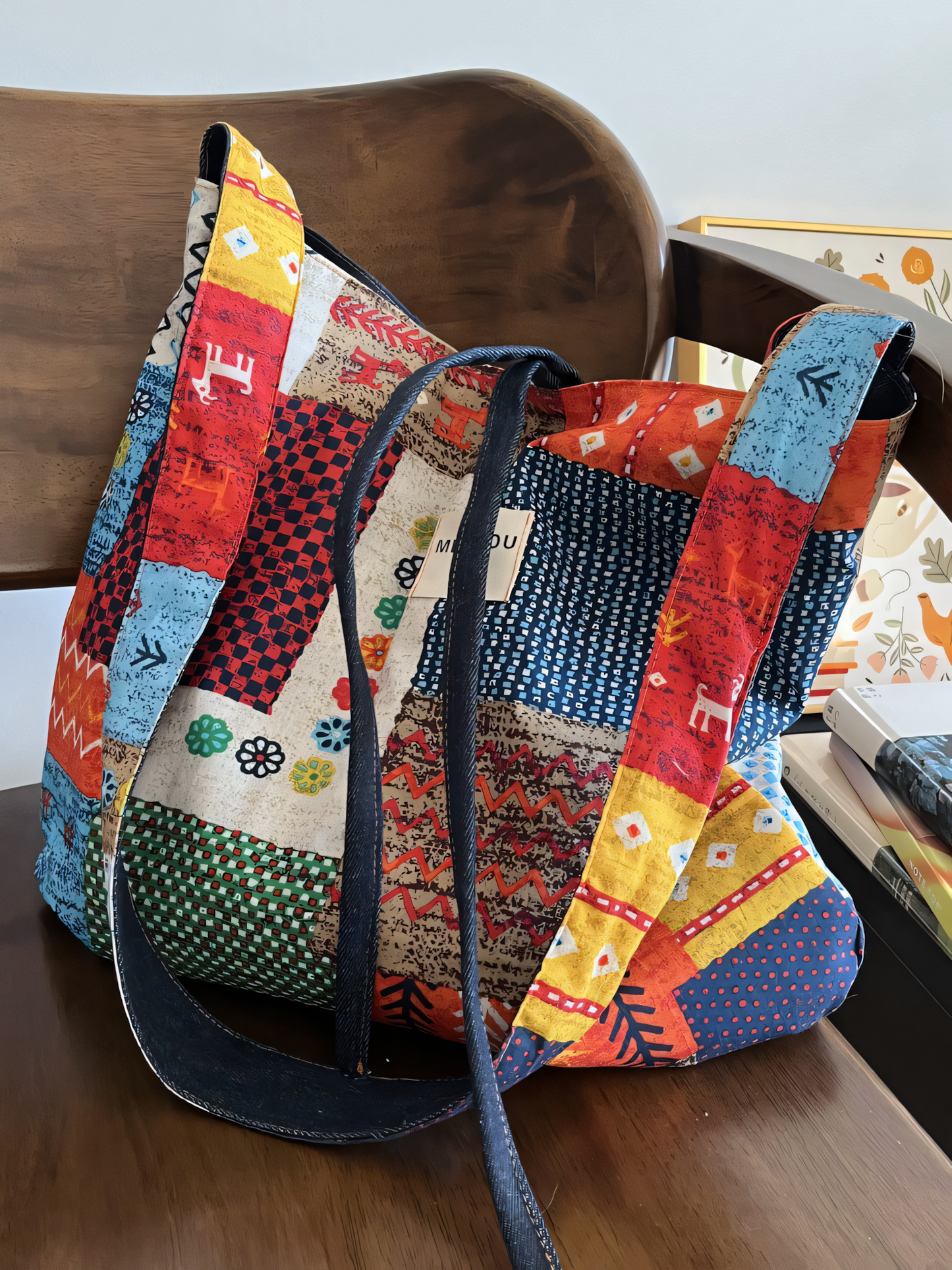 Boho Reversible Canvas Bag