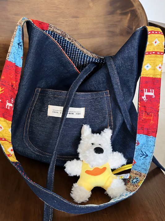 Boho Reversible Canvas Bag