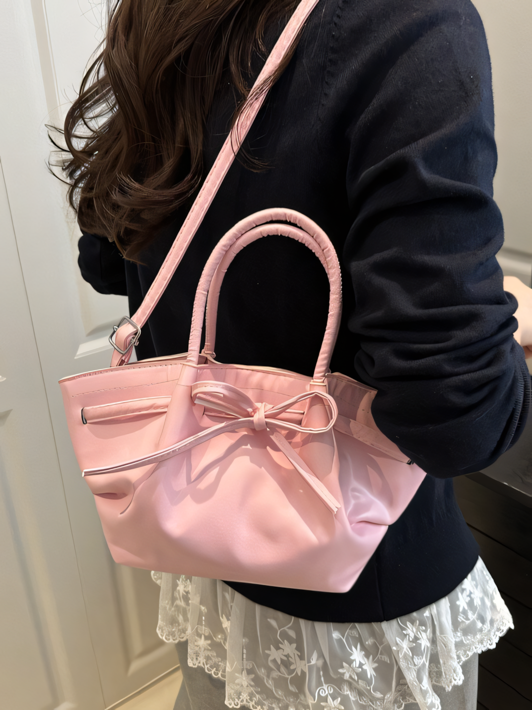 Tote Crossbody Bucket Bag