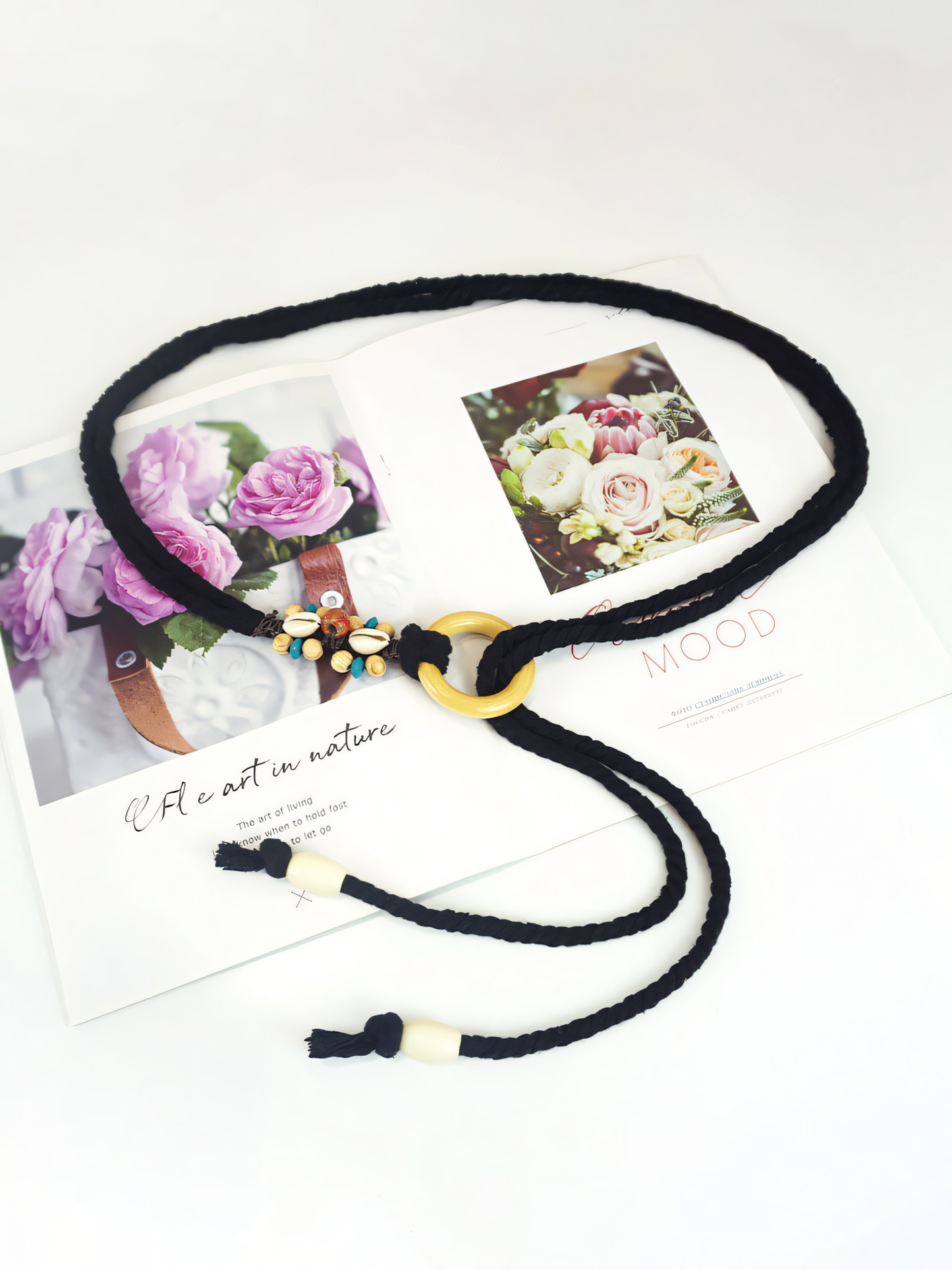 Braided Hemp Rope Boho Belt