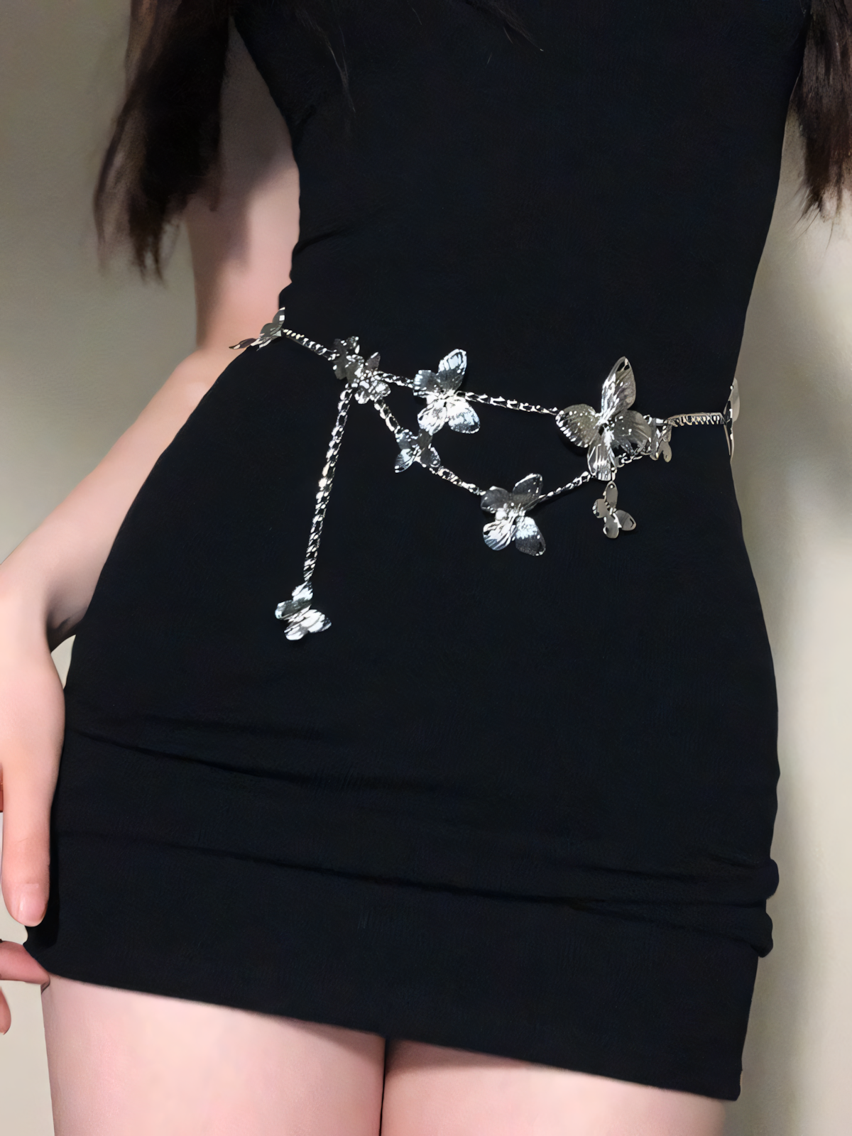 Vintage Metal Butterfly Belt