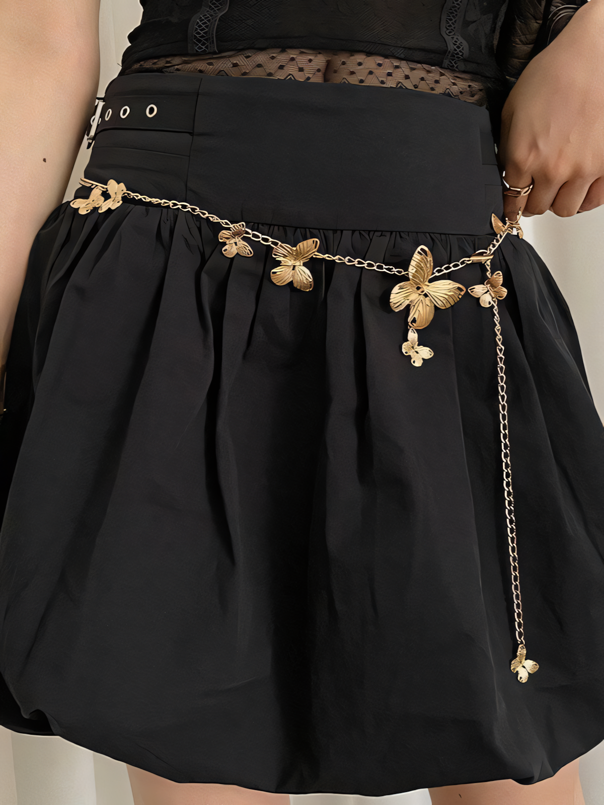 Vintage Metal Butterfly Belt