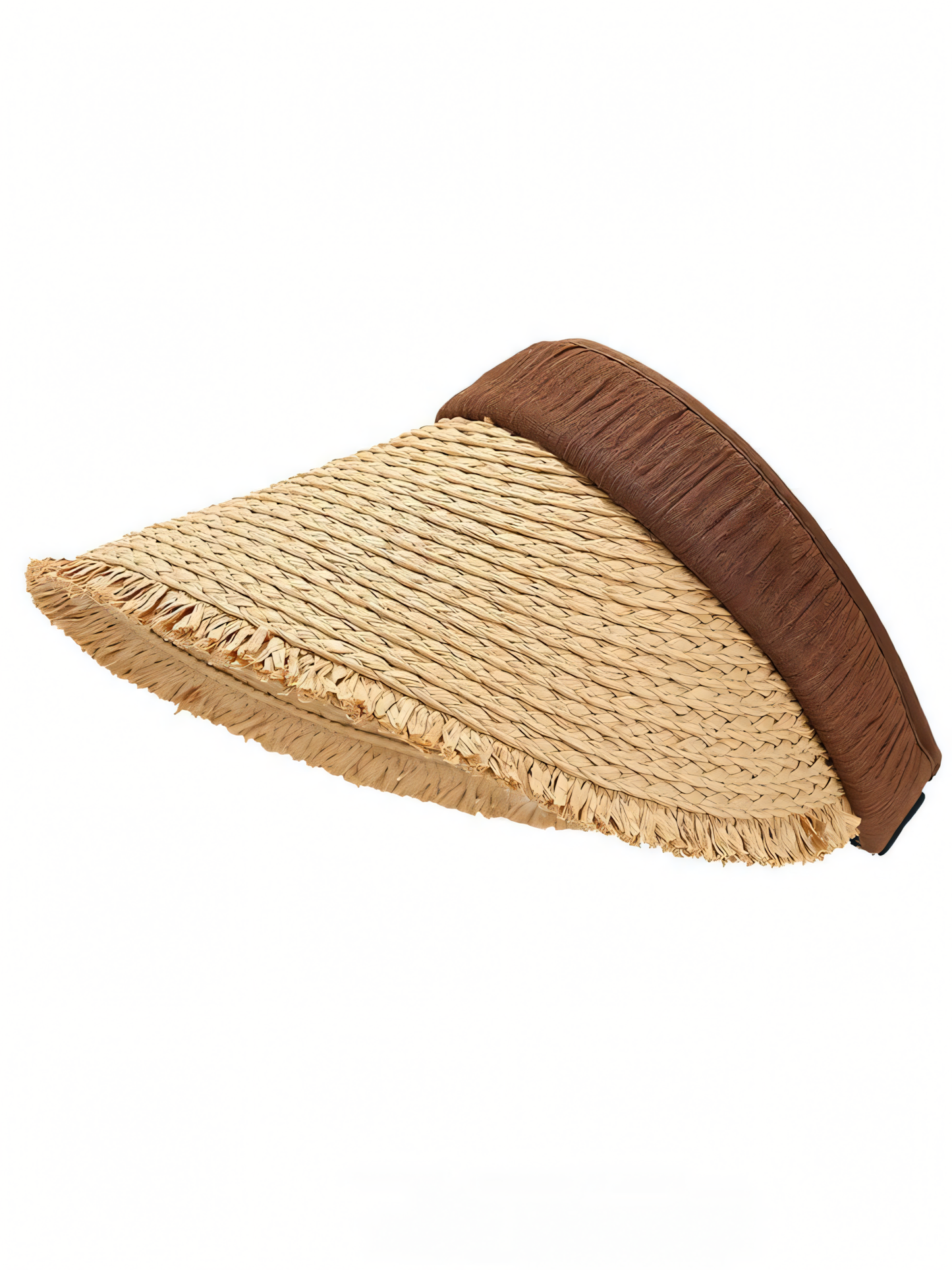 Large Brimmed Topless Straw Sun Hat