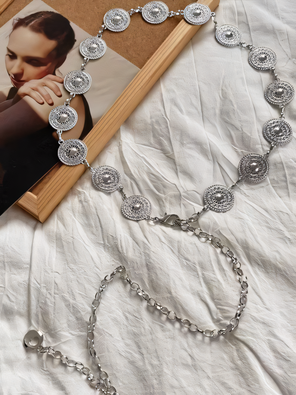 Vintage Metal Fashion Accessory Belt