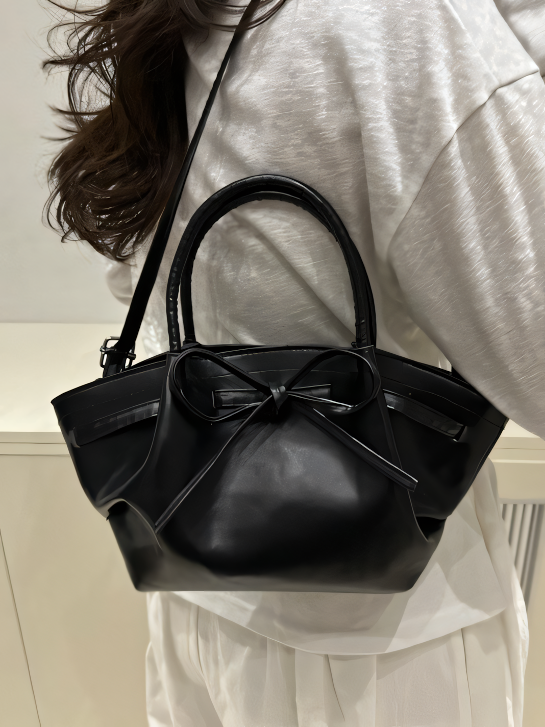 Tote Crossbody Bucket Bag