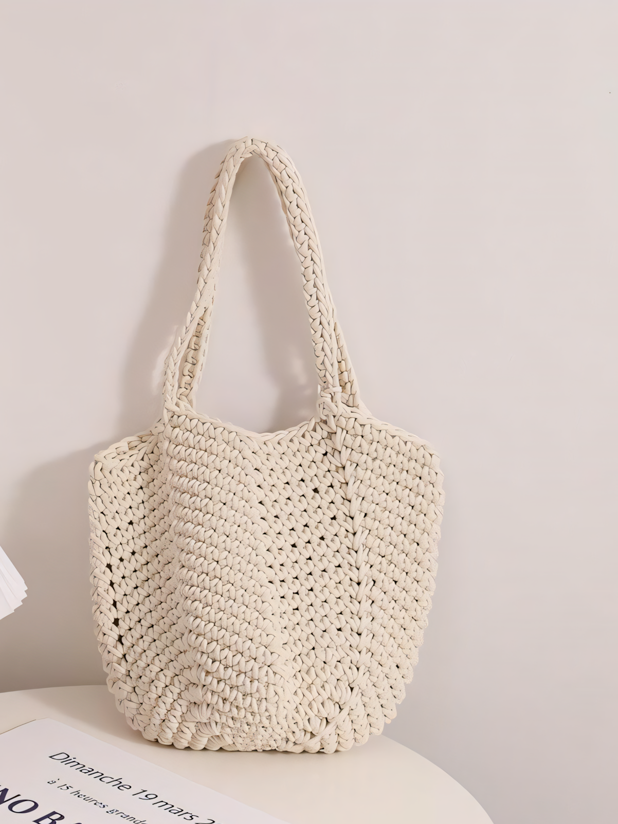 Shoulder Cotton Crochet Bag