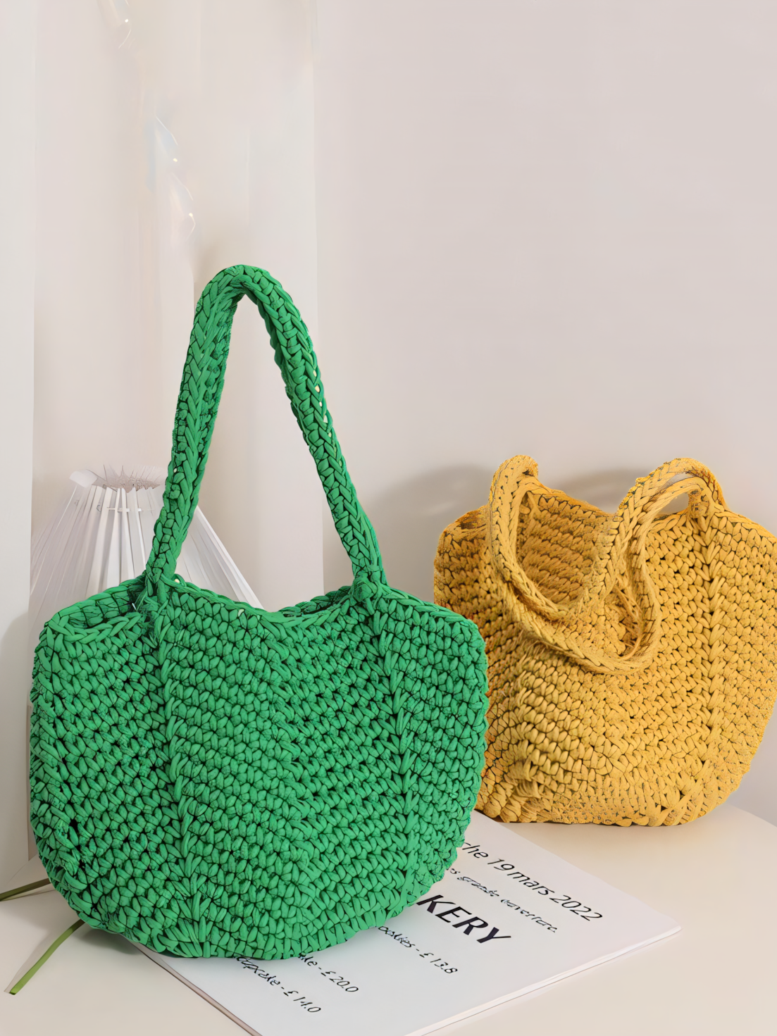 Shoulder Cotton Crochet Bag