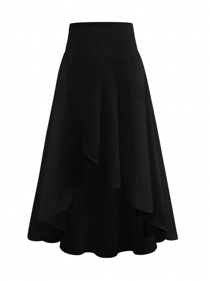 Irregular Lax Skirt