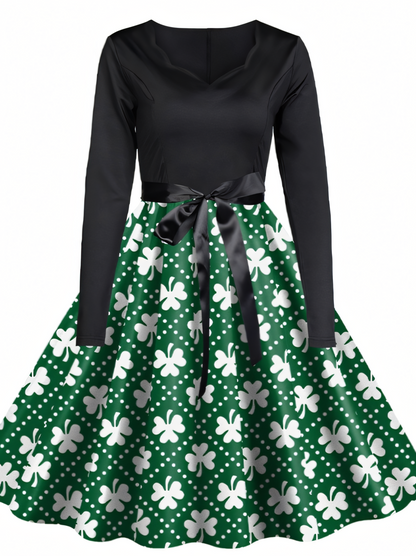 St. Patrick’s Style Midi Dress