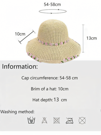 Flower Straw Hat