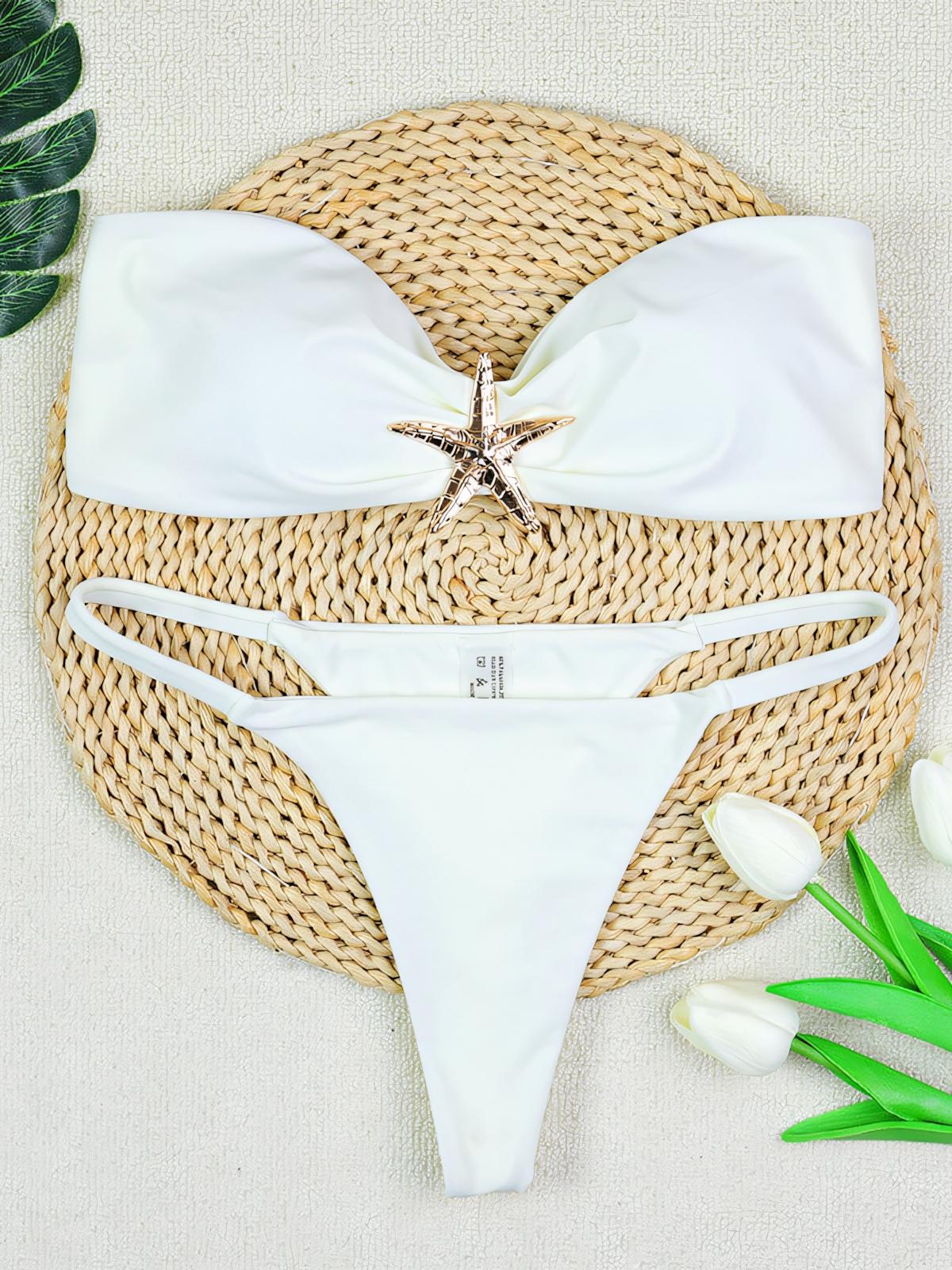 Starfish Accessories Solid Color Bikini
