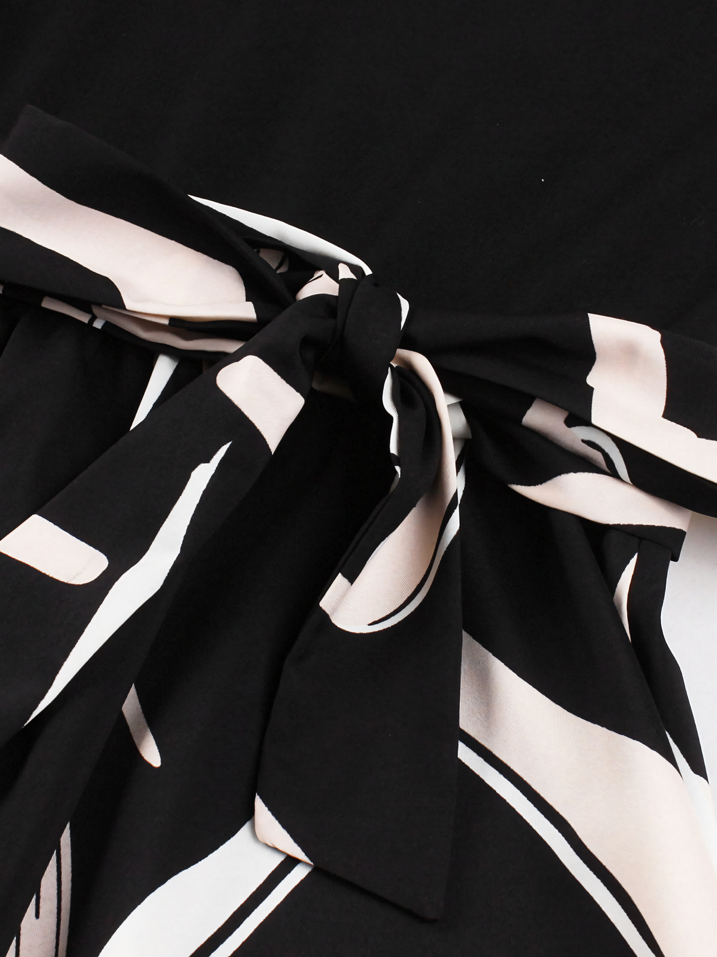 Black Pink  Vintage Midi Dress