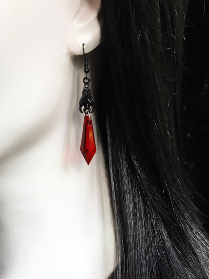 Gothic Teardrop Earrings
