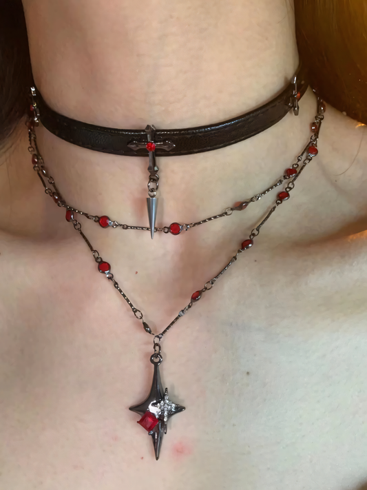 Gothic Vintage Cross Necklace