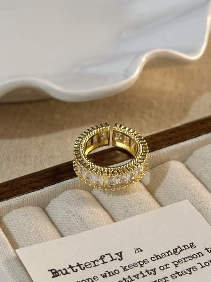 Full Diamond Vintage Ring