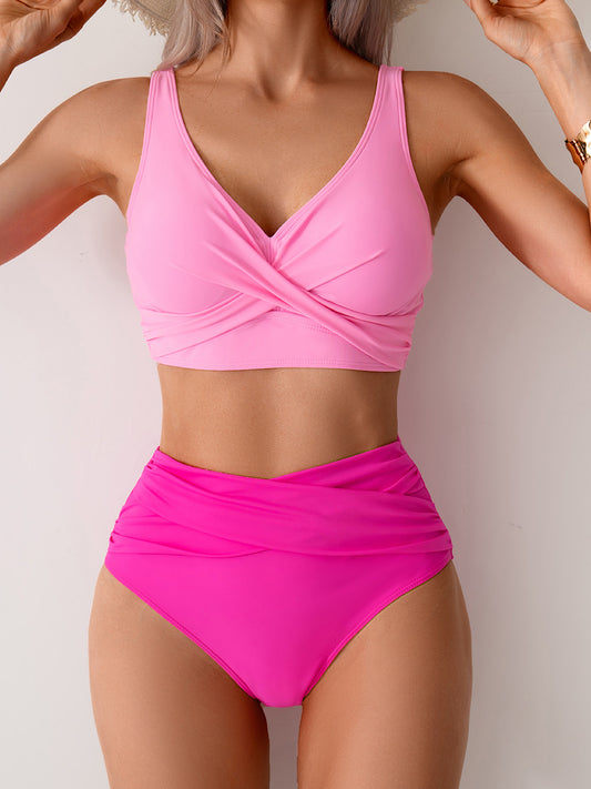 Pink High-waist Bikini