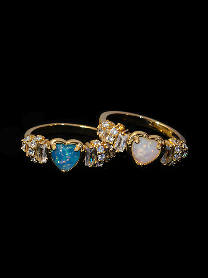Vintage Delicate Heart Ring