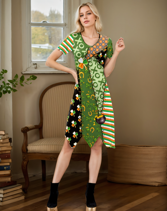 St. Patrick’s Style Midi Dress