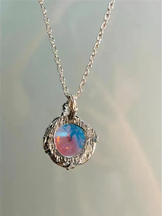 Vintage Bronze Color Aged Necklace