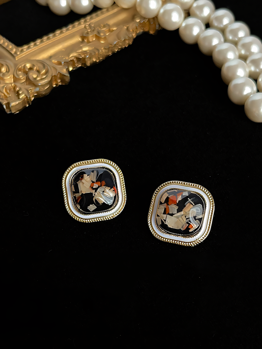 Vintage Square Fashion Earrings