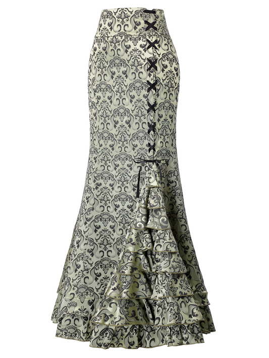 Halloween Punk Retro Gothic Skirt