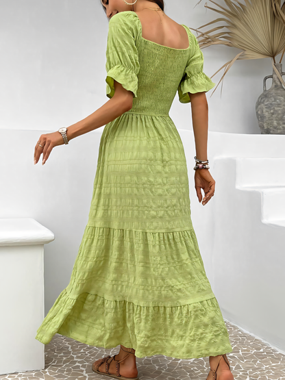 Light Green Commuter  Maxi Dress