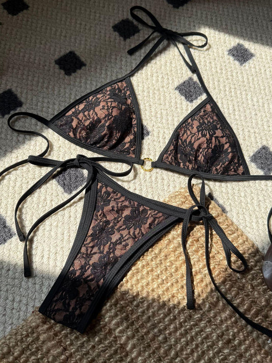 Sexy Lace Strappy Bikini