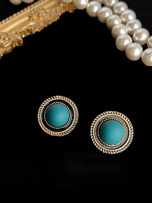 Vintage Round Earrings