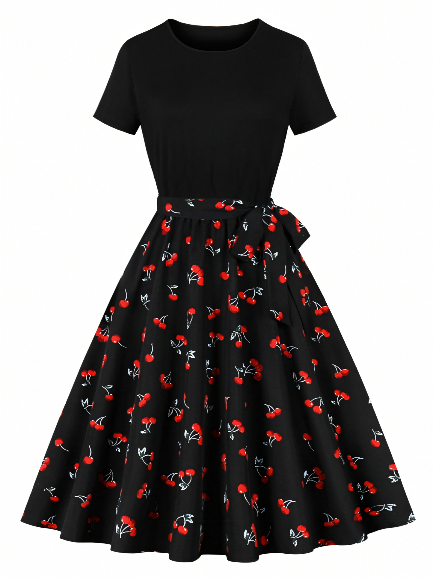 Cherry Vintage Midi Dress