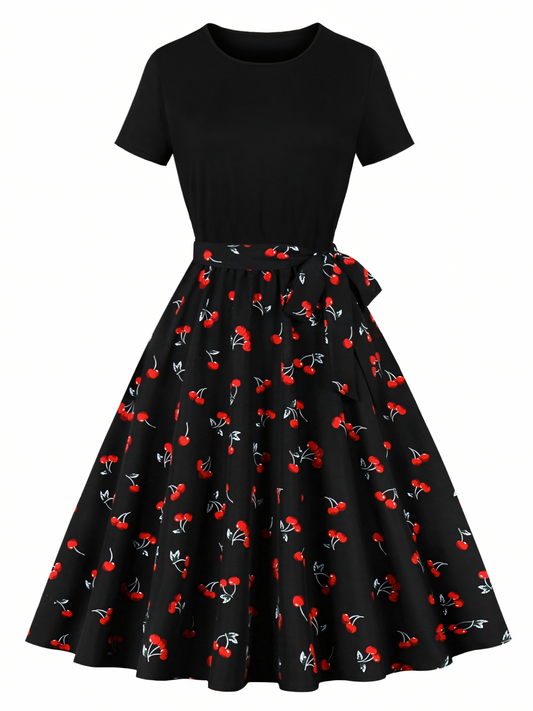 Cherry Vintage Midi Dress