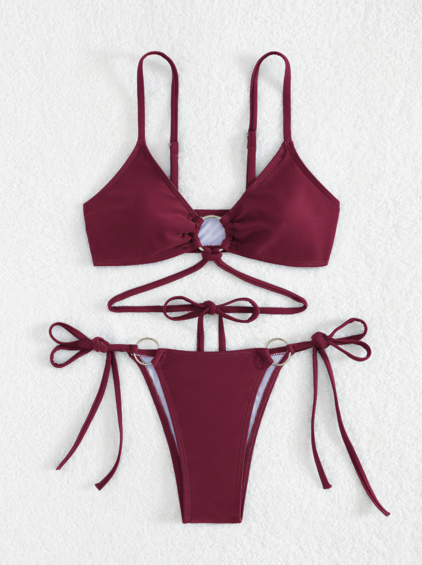 Sexy Solid Color Bikini