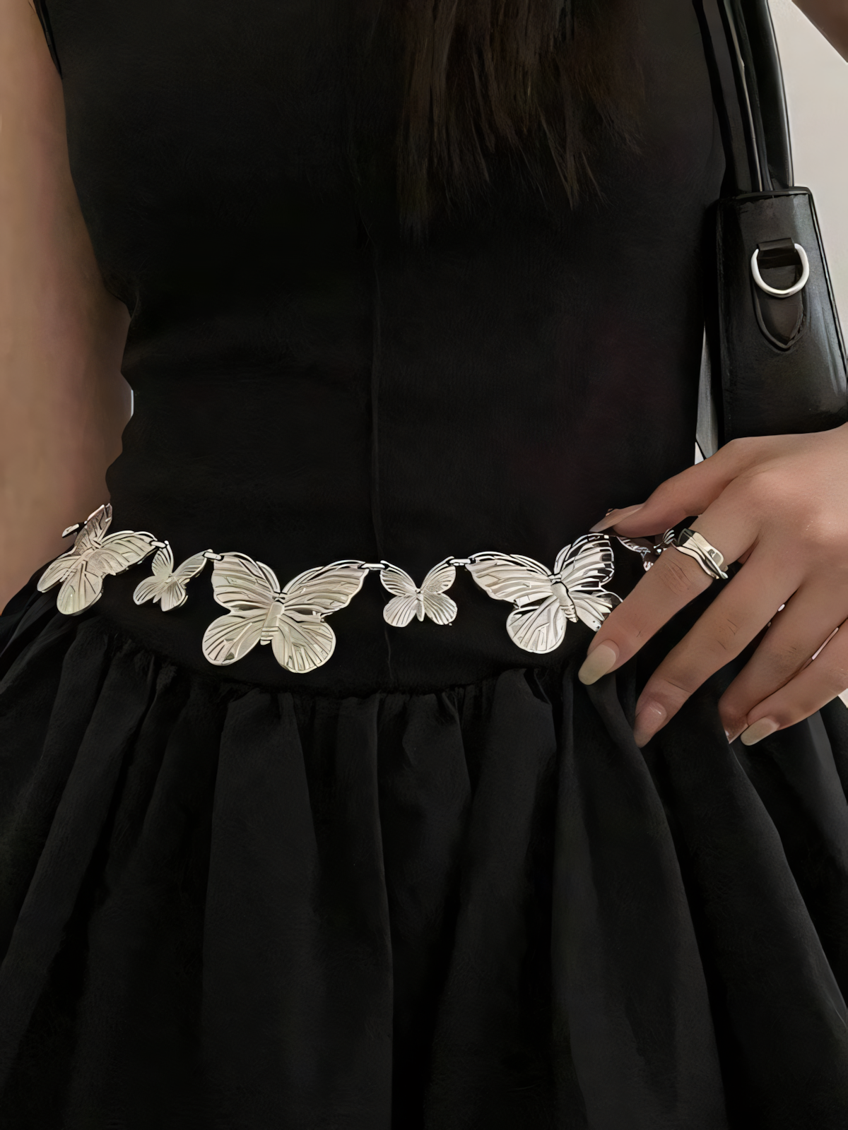 Vintage Metal Butterfly Belt