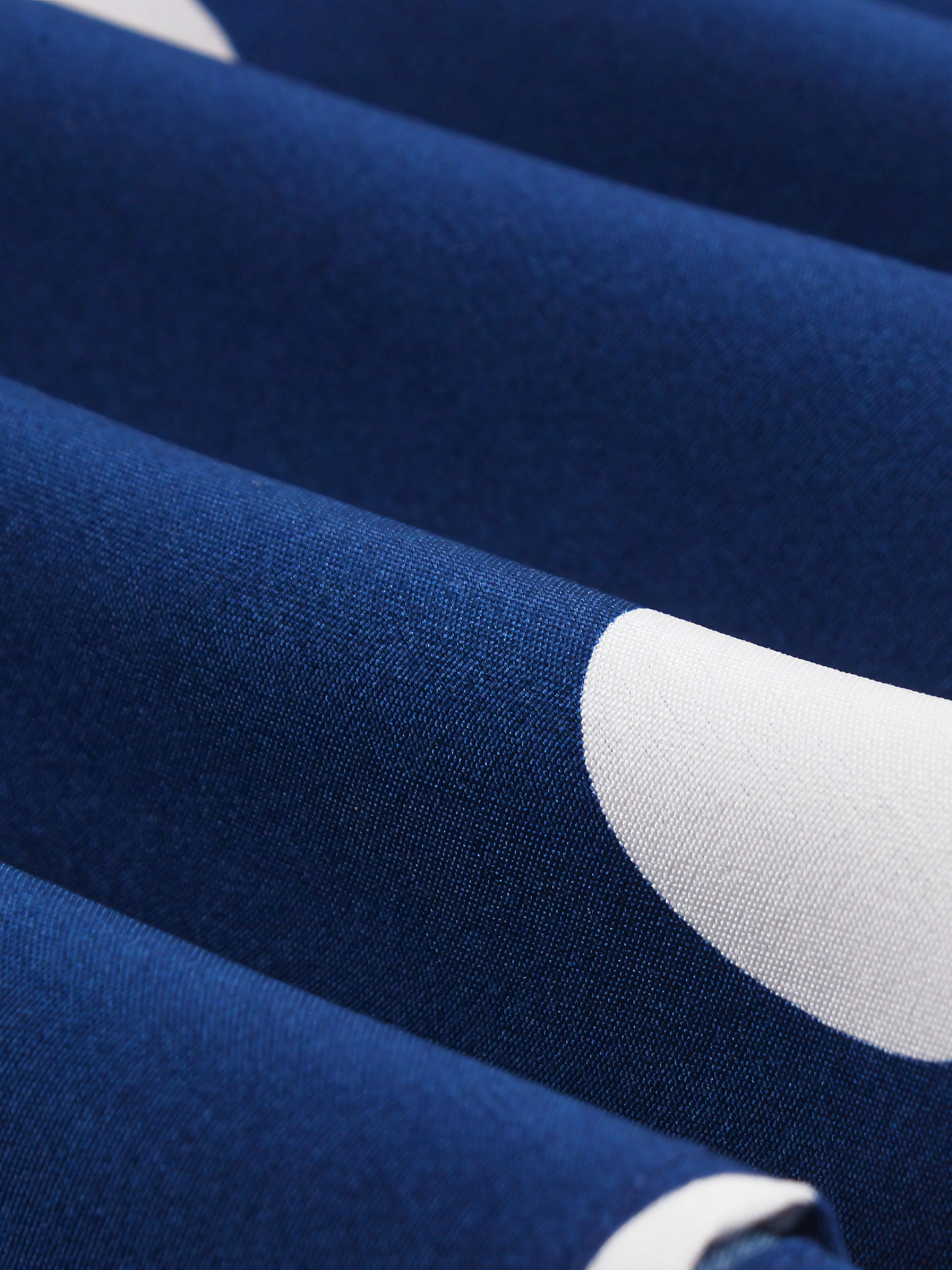 Blue White Dot Vintage Midi Dress