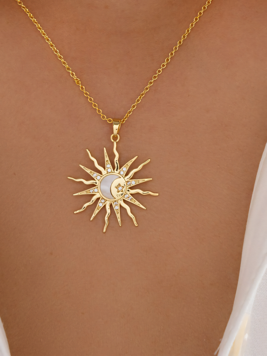 Sun Pendant Necklace